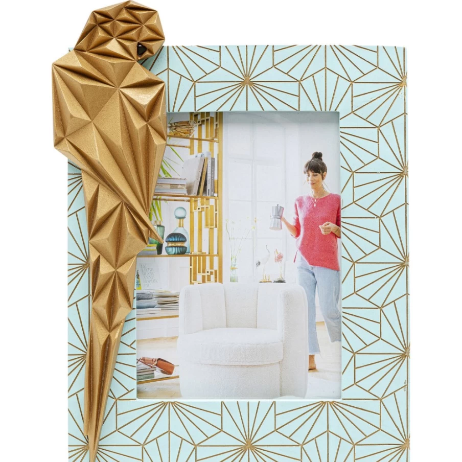KARE Design Modern Parrot Picture Frame 13x18 cm - Decorative Wall Art for Home & Office