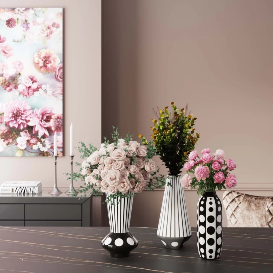 KARE Design Brillar Cylinder Vase - 44cm Modern Decorative Home Accessory