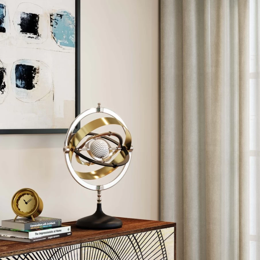 KARE Design Armillary Sphere Decorative Object - 63cm Vintage Style Home Decor