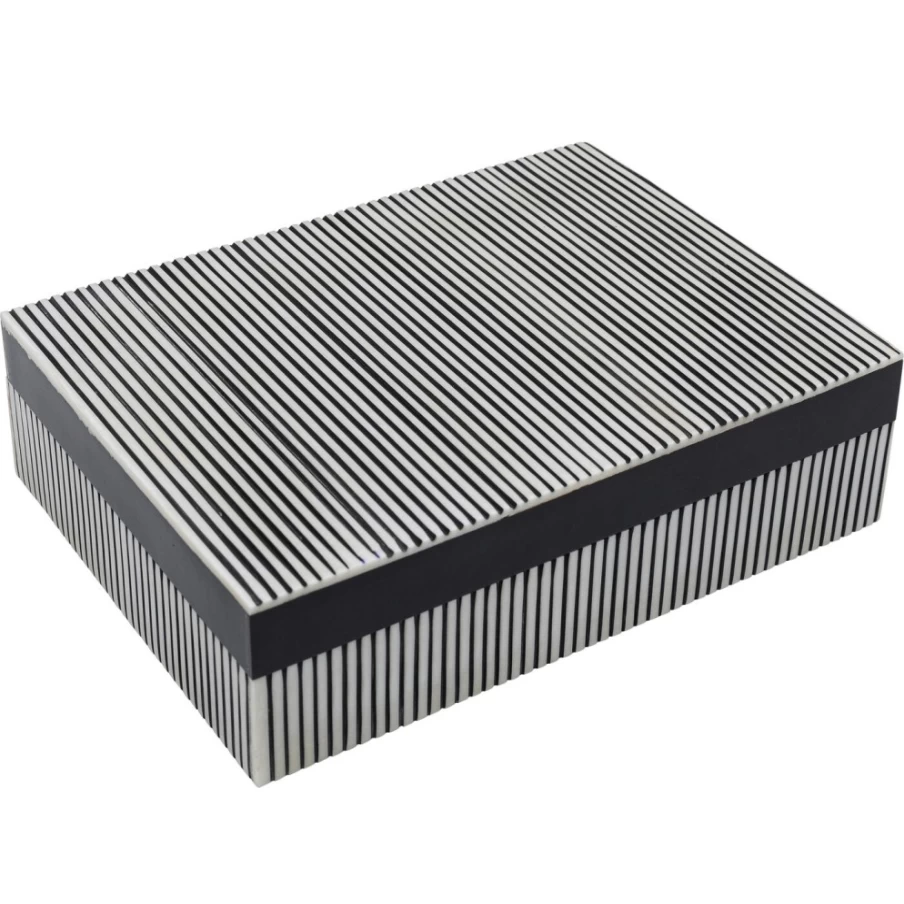 KARE Design Decorative Storage Box 20x6 cm - Premium Wooden Plenty Box for Home Organization