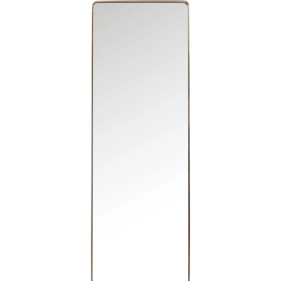 KARE Design Modern Rectangular Copper Mirror 70x200cm - Elegant Curve Frame Wall Decor