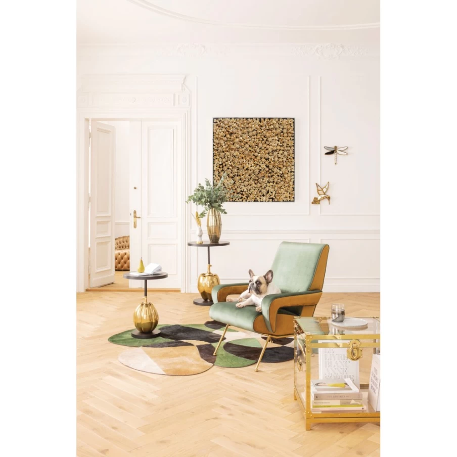 "KARE Design Luna High Green Armchair – Modern Luxury Lounge Chair"