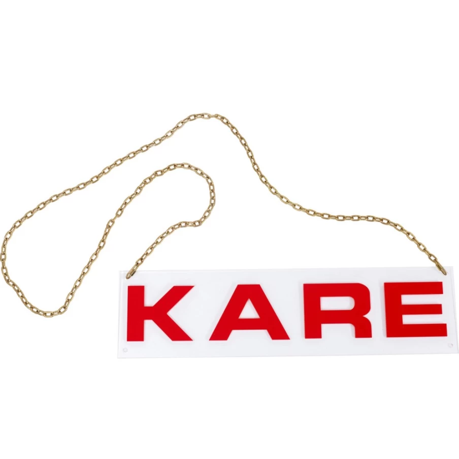 "KARE Design Modern Chain Logo Pendant 20696 - Stylish Decorative Accessory"