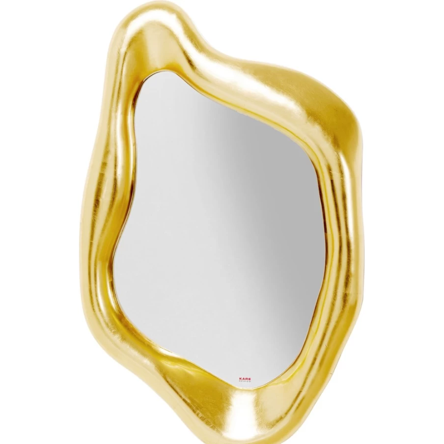 KARE Design Modern Hologram Gold Wall Mirror 119x76 cm - Decorative Home & Office Mirror