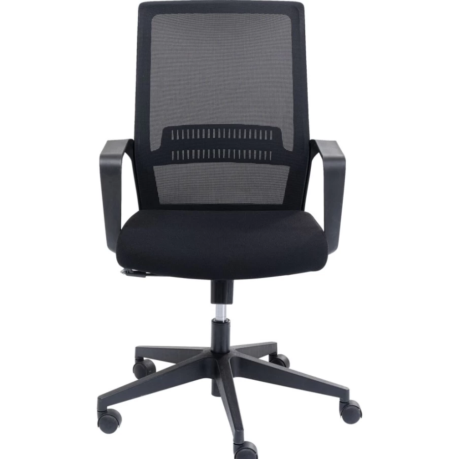 "KARE Design Office Chair Max Black - Ergonomic Executive Desk Chair for Home & Office"
