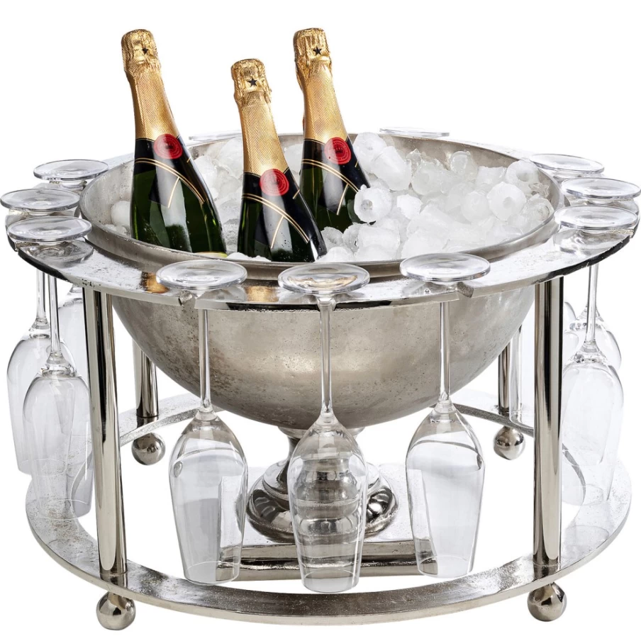 KARE Design Modern Wine Cooler Set - Champagne Time (2-Piece)
