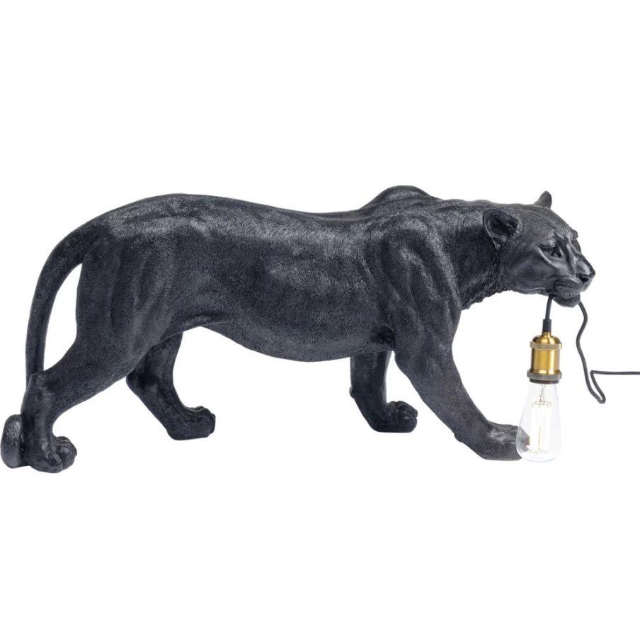 KARE Design Modern Bagheera Animal Floor Lamp - 40cm Height Stylish Lighting for Home Decor