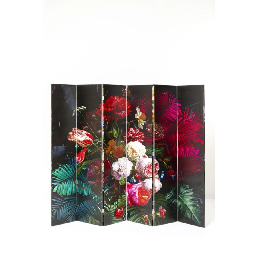 KARE Design Modern Room Divider Flower Paradise 240x180cm Freestanding Decorative Partition Panel