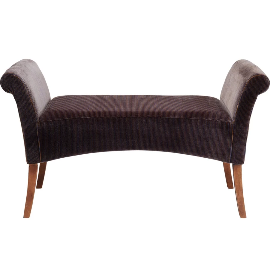 "KARE Design Velvet Brown Bench - Motley Style Modern Furniture"