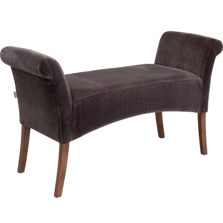 "KARE Design Velvet Brown Bench - Motley Style Modern Furniture"