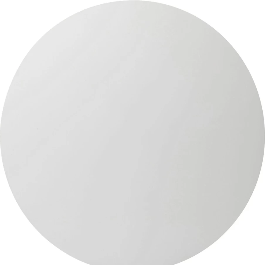 KARE Design Modern Round White Table Top 120cm - Stylish Invitation Dining Table for Home Decor