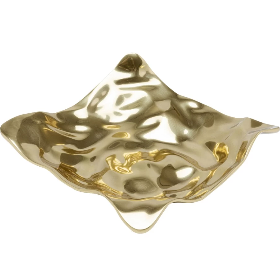 KARE Design Modern Jade Gold Decorative Bowl 31x29cm for Home Decor