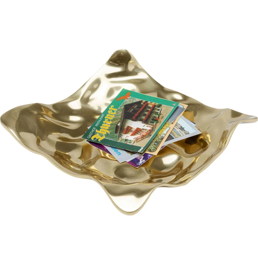KARE Design Modern Jade Gold Decorative Bowl 31x29cm for Home Decor