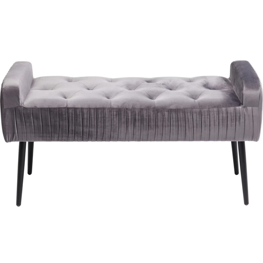KARE Design Modern Bench in Grey and Black - Lofty Style for Contemporary Interiors