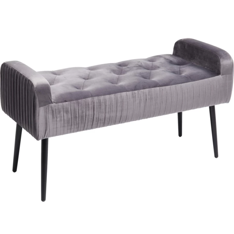 KARE Design Modern Bench in Grey and Black - Lofty Style for Contemporary Interiors