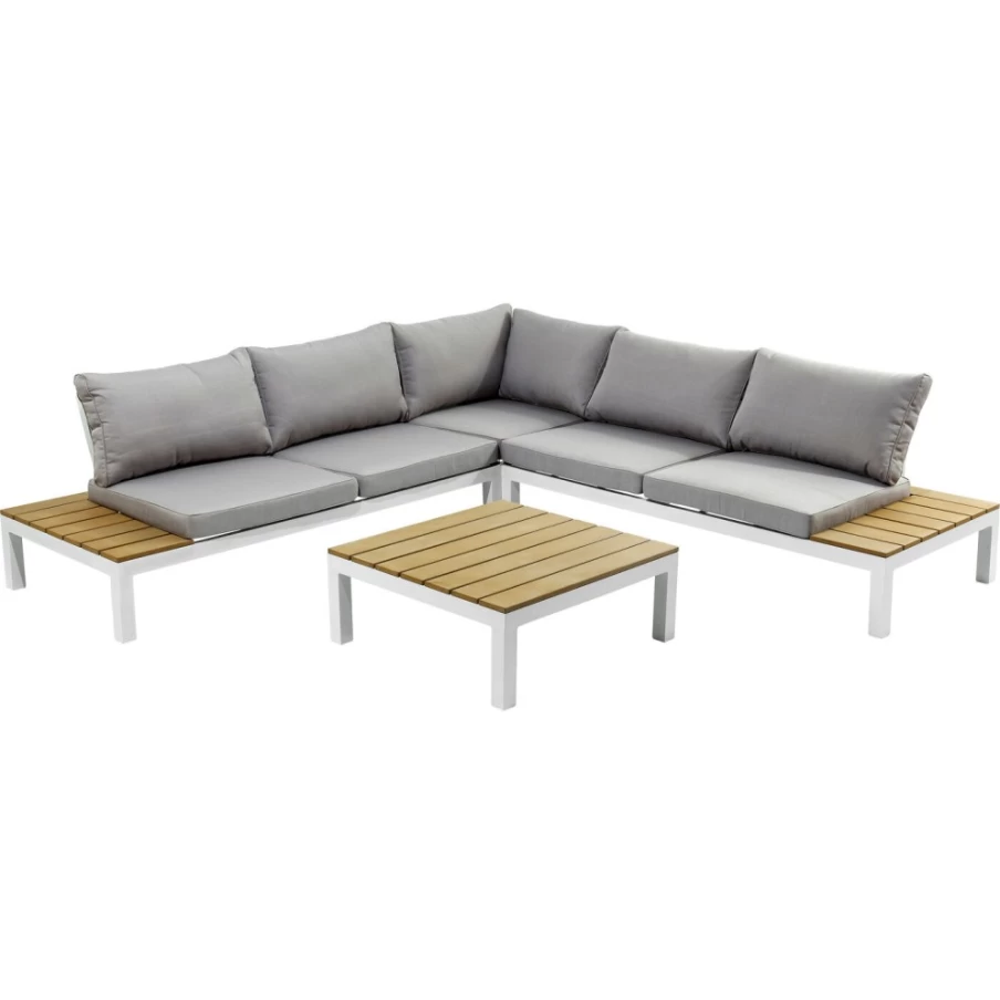 "KARE Design Modern White 4-Piece Sofa Set for Holiday Living Room"
