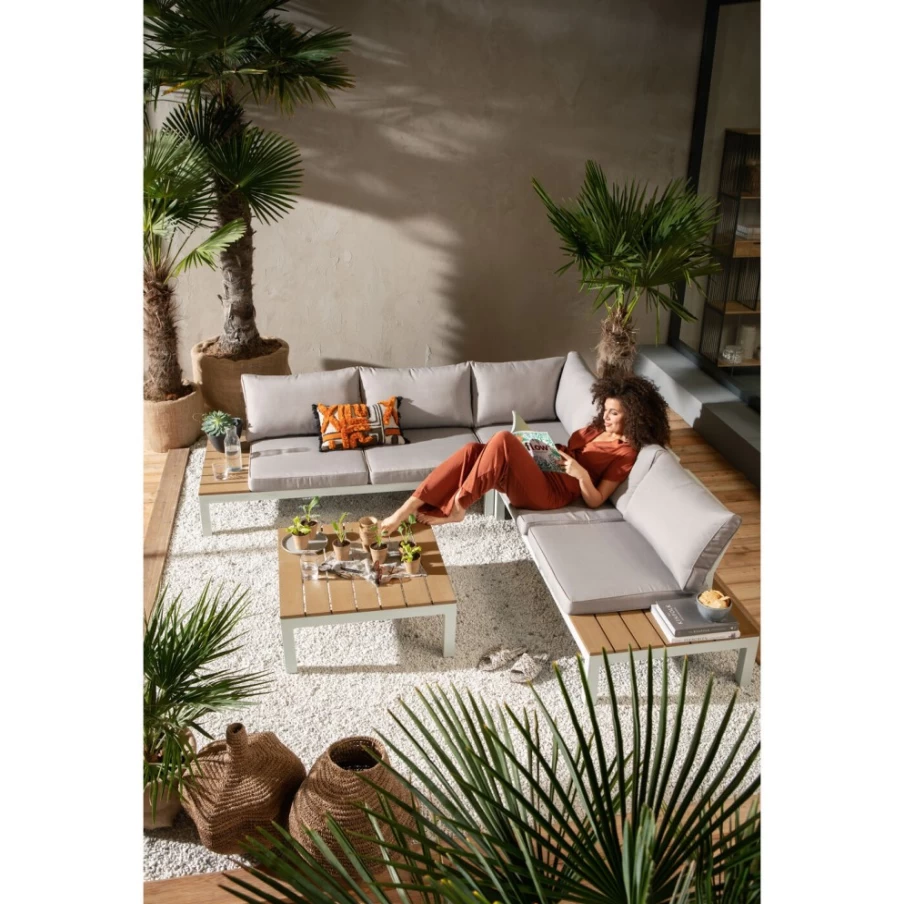 "KARE Design Modern White 4-Piece Sofa Set for Holiday Living Room"