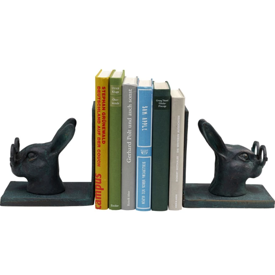 KARE Design Modern Rabbit Bookends - Set of 2, Smart Home Decor