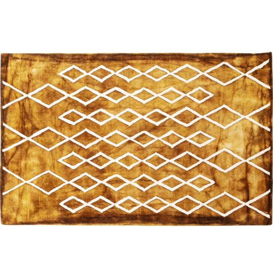 "KARE Design Modern Native Art Handmade Carpet 170x240 cm – Stylish Bohemian Rug for Living Room"