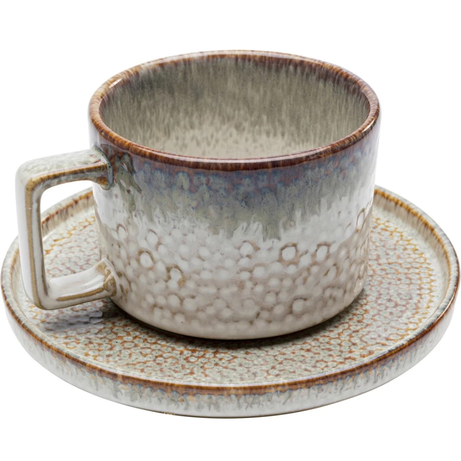 KARE Design Scandinavian Style Coffee Cup Set - 2-Piece Ceramic Mug Collection for Modern Kitchens
