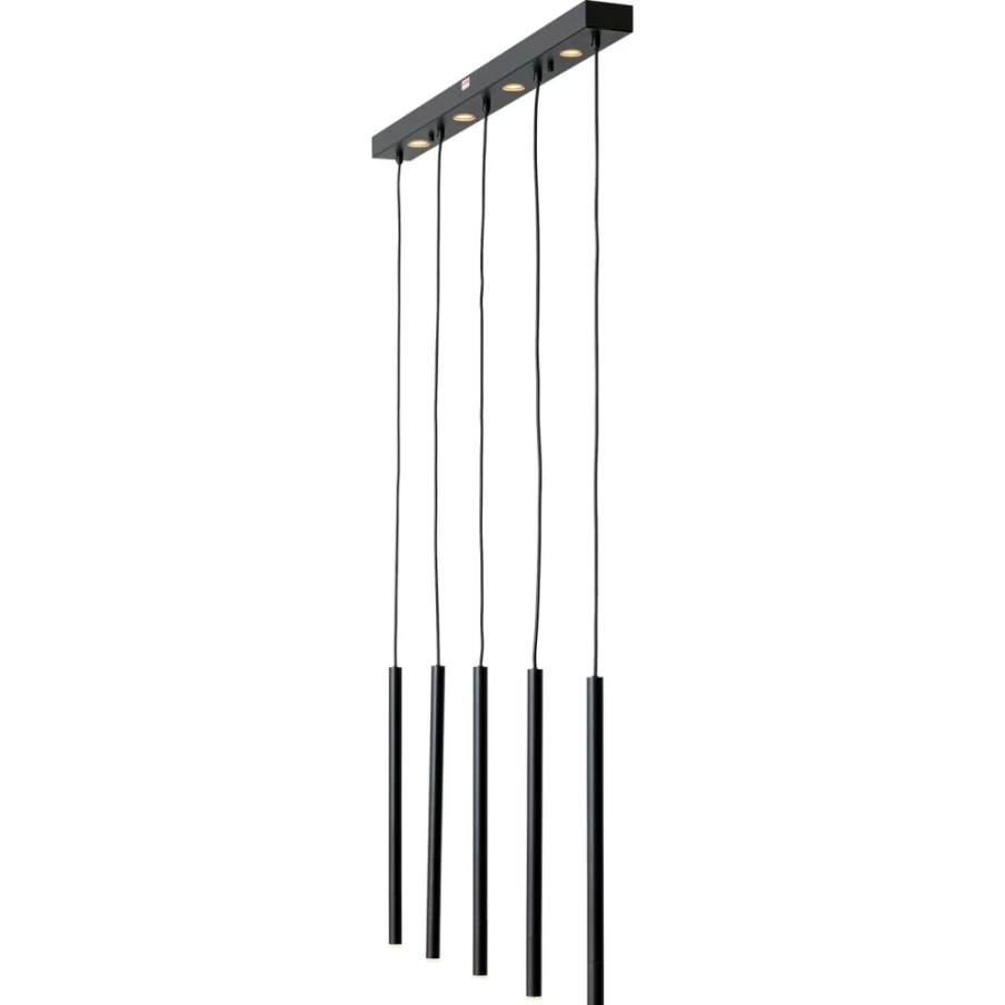 KARE Design Modern Vegas Classic Black Matt LED Pendant Light for Living Room