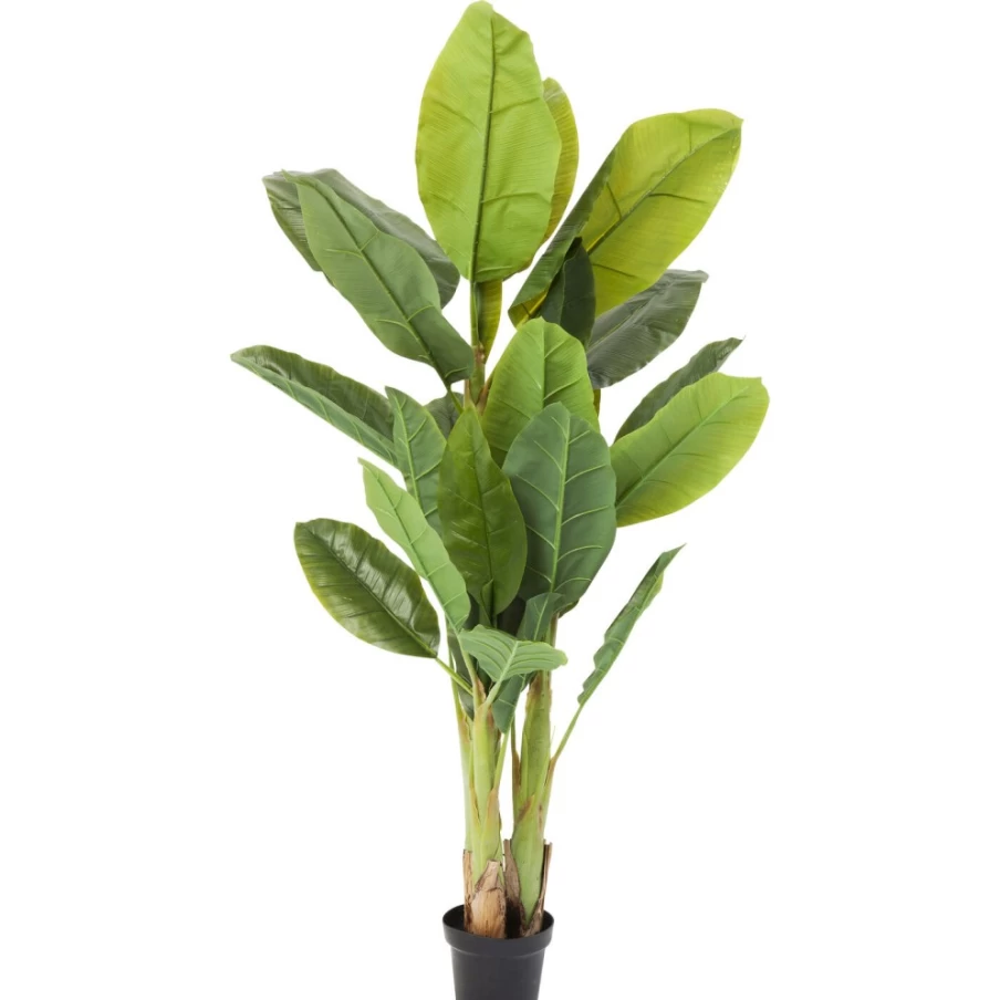 KARE Design Artificial Banana Tree 180cm Tall Fake Tropical Plant for Home Decor