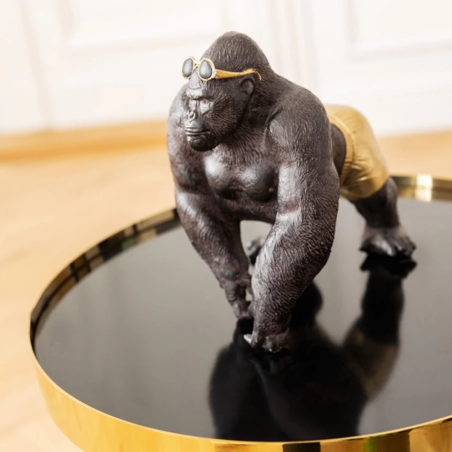 "KARE Design Modern Monkey Beach Decor Figurine - 20cm Handmade Sculpture for Home & Garden"