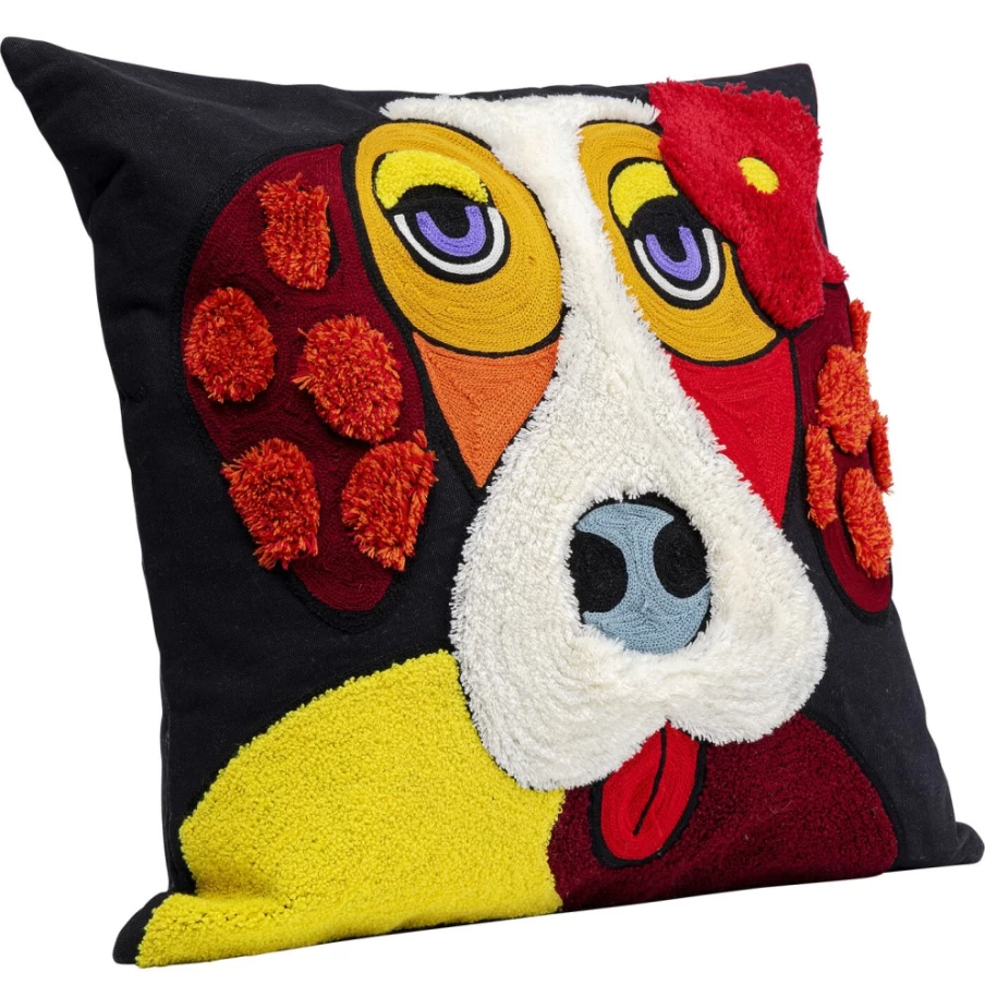 KARE Design Decorative Dog Cushion Cover 45x45 cm for Makeup Vanity Stool