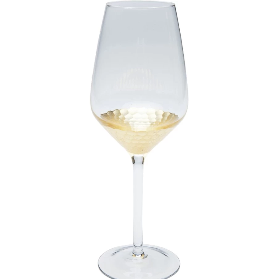 KARE Design Modern White Wine Glass Gobi - Elegant Crystal Stemware for Chardonnay & Sauvignon Blanc