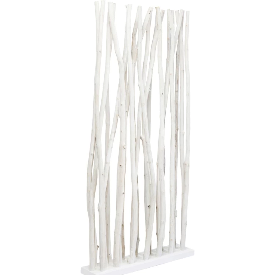 "KARE Design Modern Room Divider Screen - 87x180cm Natural Roots Pattern Partition Wall"