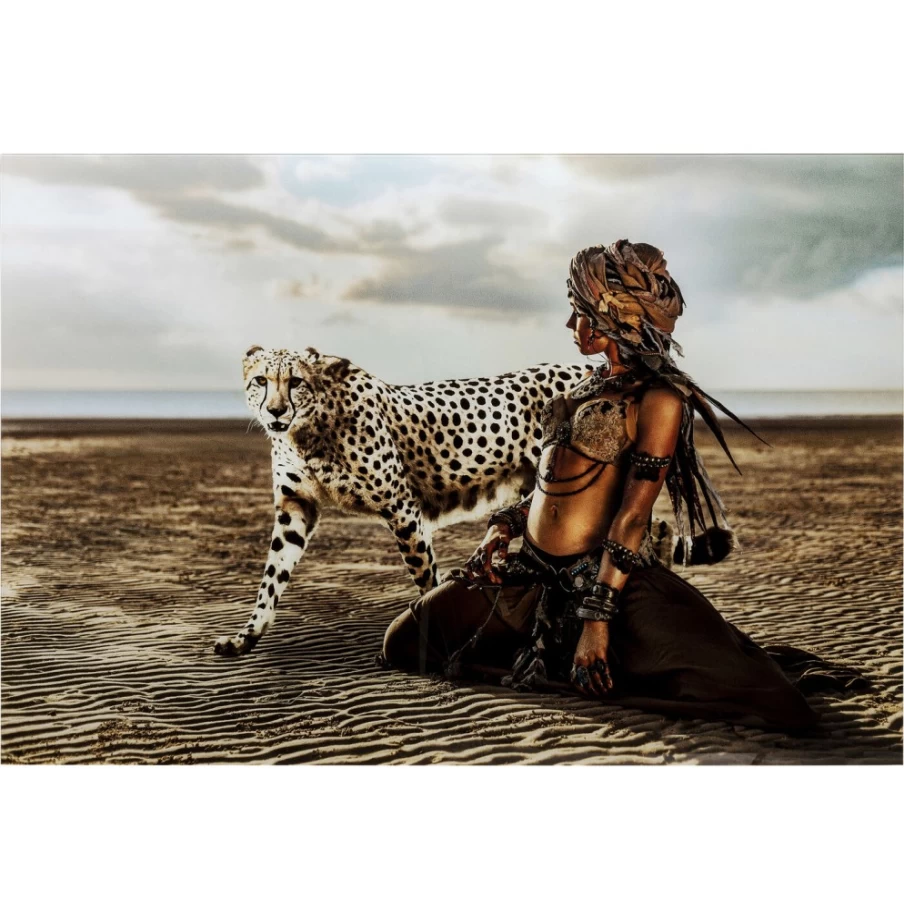 KARE Design Modern Desert Landscape Glass Wall Art Picture - 150x100 cm Premium Home Decor