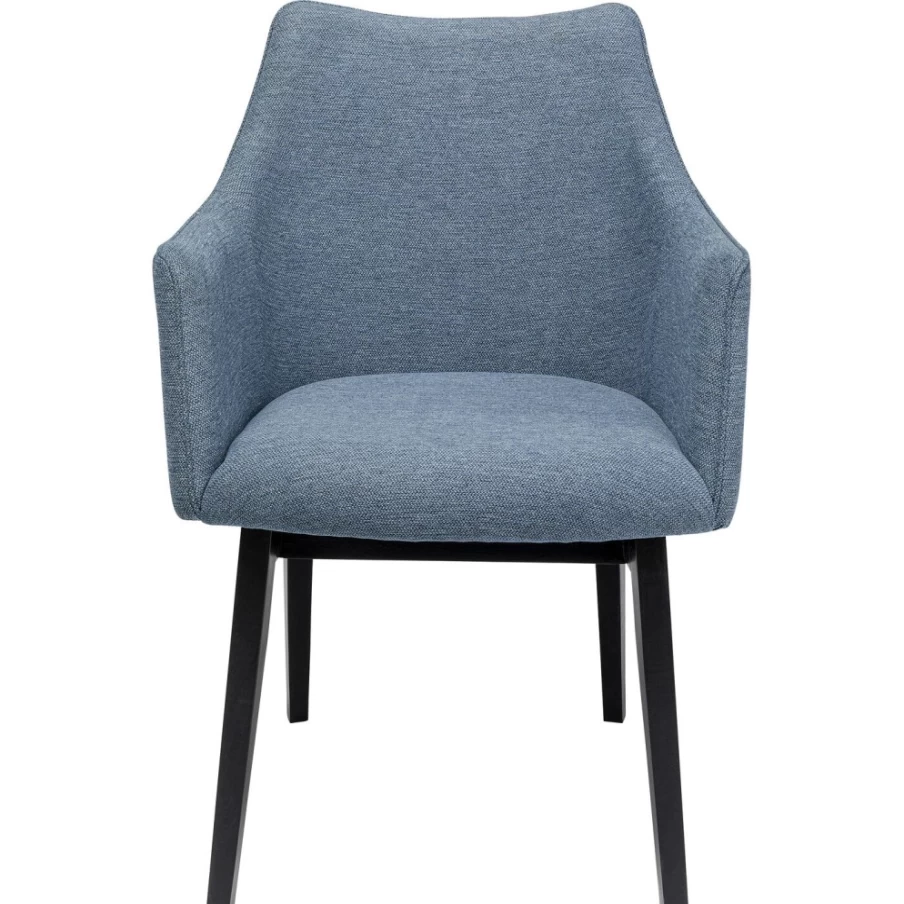 "KARE Design Modino Blue Armchair – Stylish Comfort with Armrests"