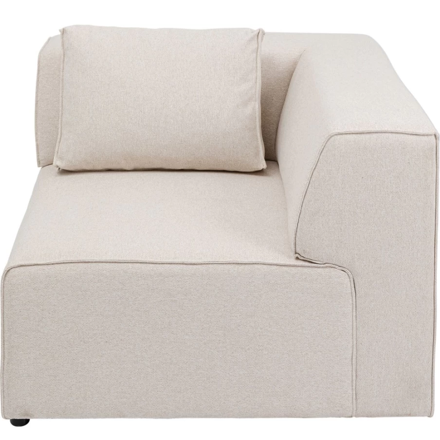KARE Design Modern Infinity Corner Sofa 100cm Cream Right Sectional Elements Collection