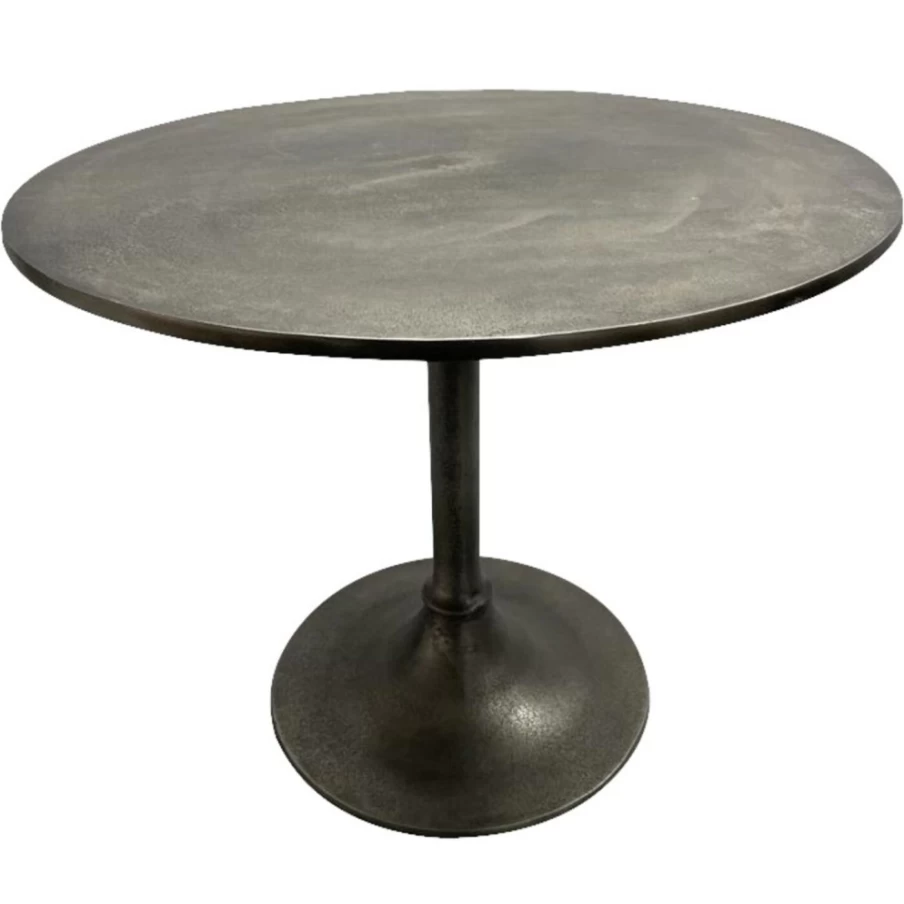 KARE Design Moroccan Silver Side Table - 61cm Modern Boho Nightstand