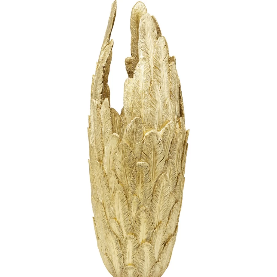 "KARE Design Gold Feather Decorative Vase - 91cm Modern Home Decor"