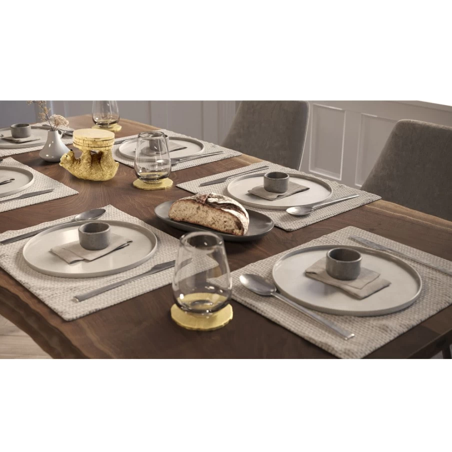 KARE Design Bear Coaster Set - Playful Animal Drink Coasters (4-Piece)