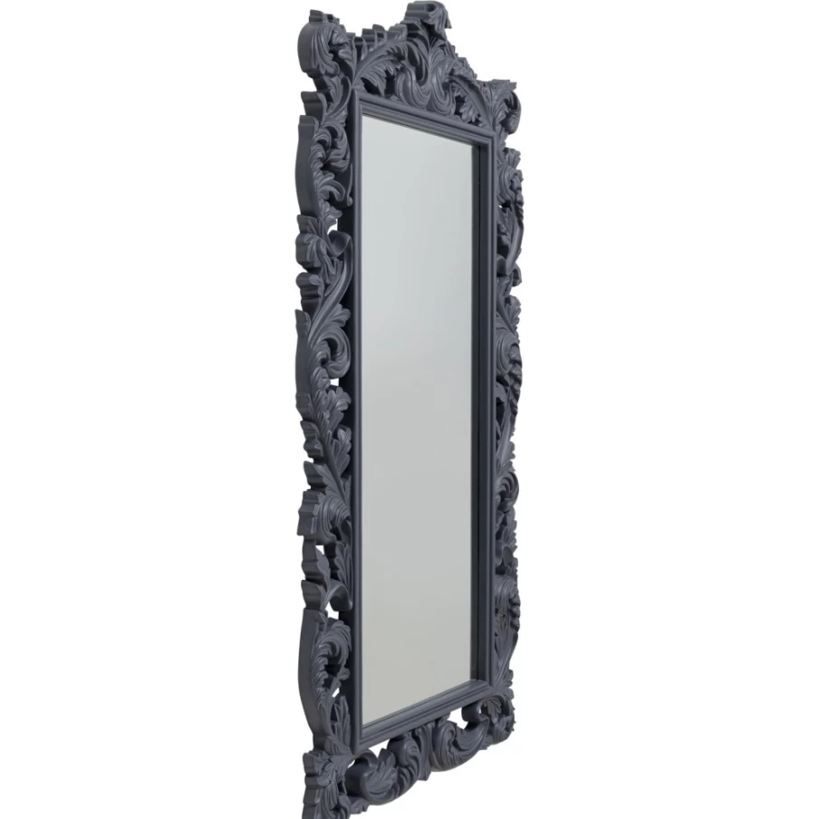 KARE Design Baroque Wall Mirror Valentina Grey 100x190cm Large Decorative Gold Frame Vintage Style