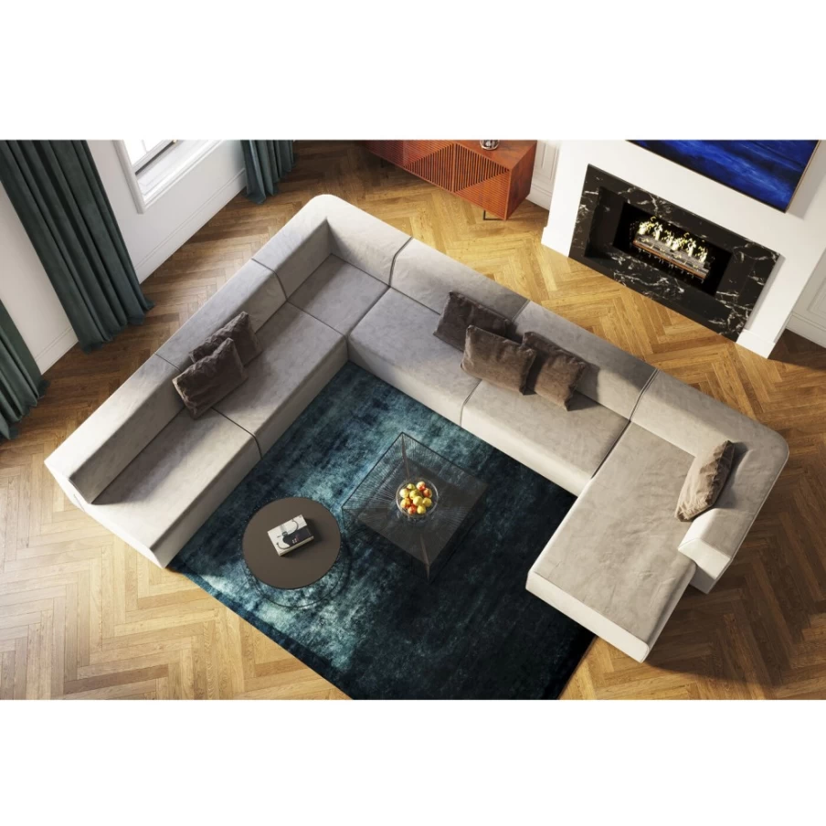 KARE Design Modern Infinity Miami Grey Living Landscape Wall Art