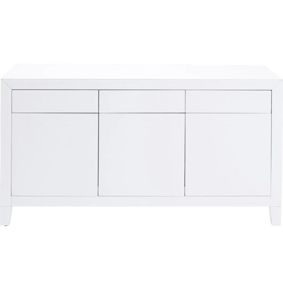 "KARE Design Modern White Luxury Push Sideboard for Elegant Living Room Storage"
