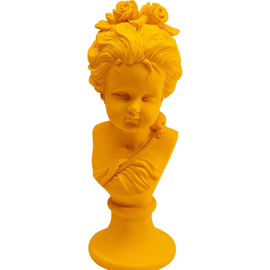 KARE Design Deco Object Pop Duchess Yellow 27cm Modern Home Decor Sculpture