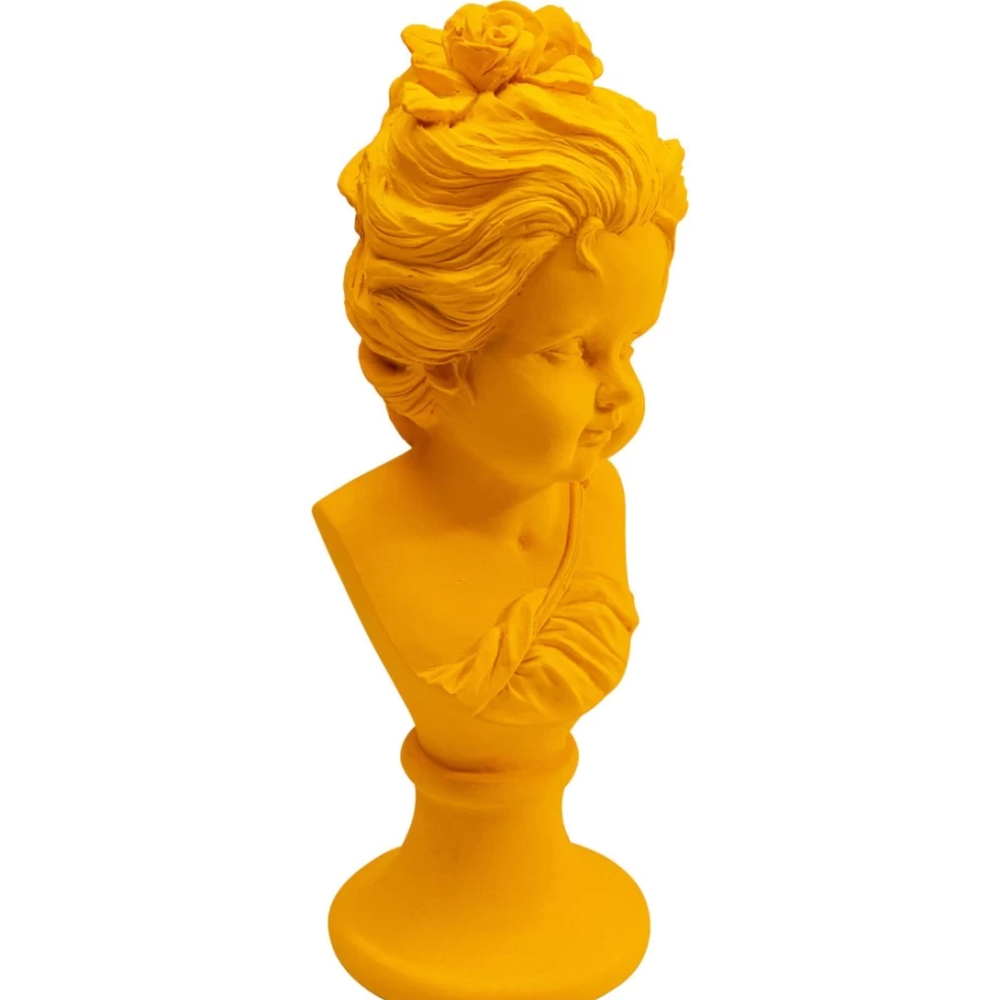 KARE Design Deco Object Pop Duchess Yellow 27cm Modern Home Decor Sculpture