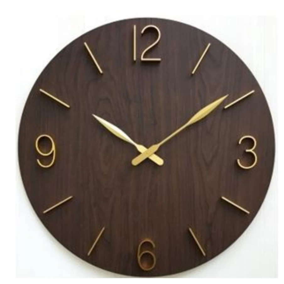 KARE Design Bruno Modern Wall Clock 50cm - Stylish Decorative Round Clock for Home & Office