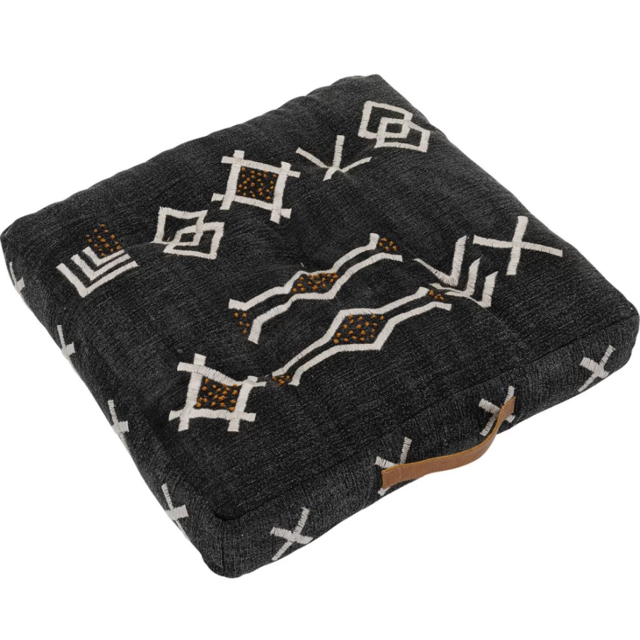 KARE Design Modern Floor Cushion Pittura 60x60cm - Stylish Square Seat Pillow for Home Decor