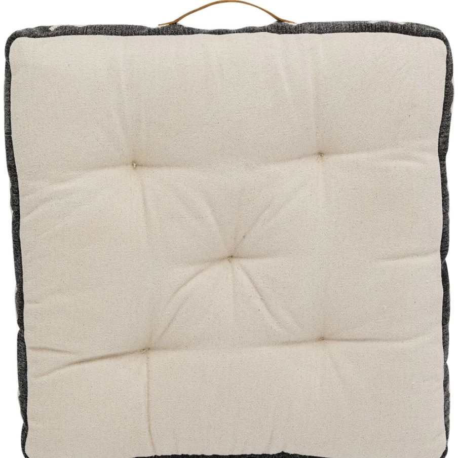 KARE Design Modern Floor Cushion Pittura 60x60cm - Stylish Square Seat Pillow for Home Decor