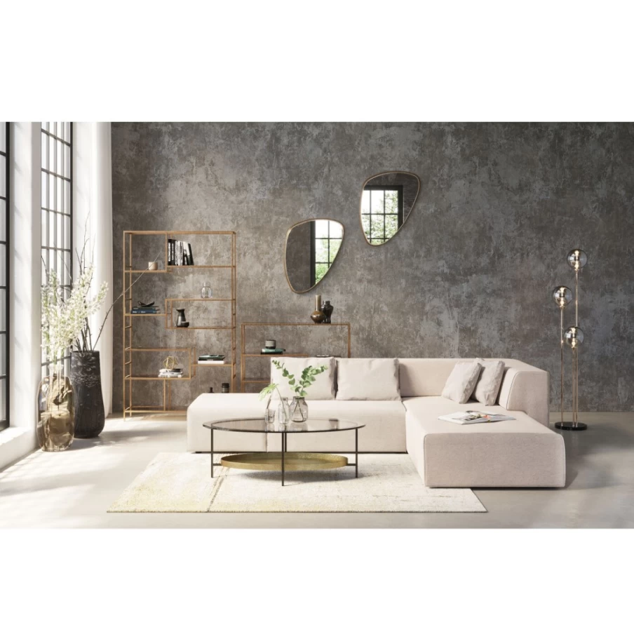 KARE Design Modern Gold Shelf Loft 115 x 195 cm - Stylish Storage Unit for Home & Office