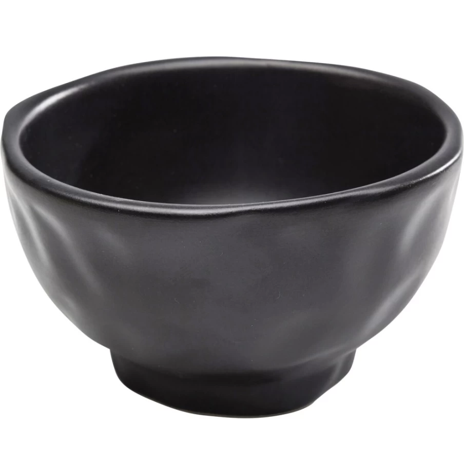"KARE Design Organic Black Bowl - 15cm Eco-Friendly Kitchenware"