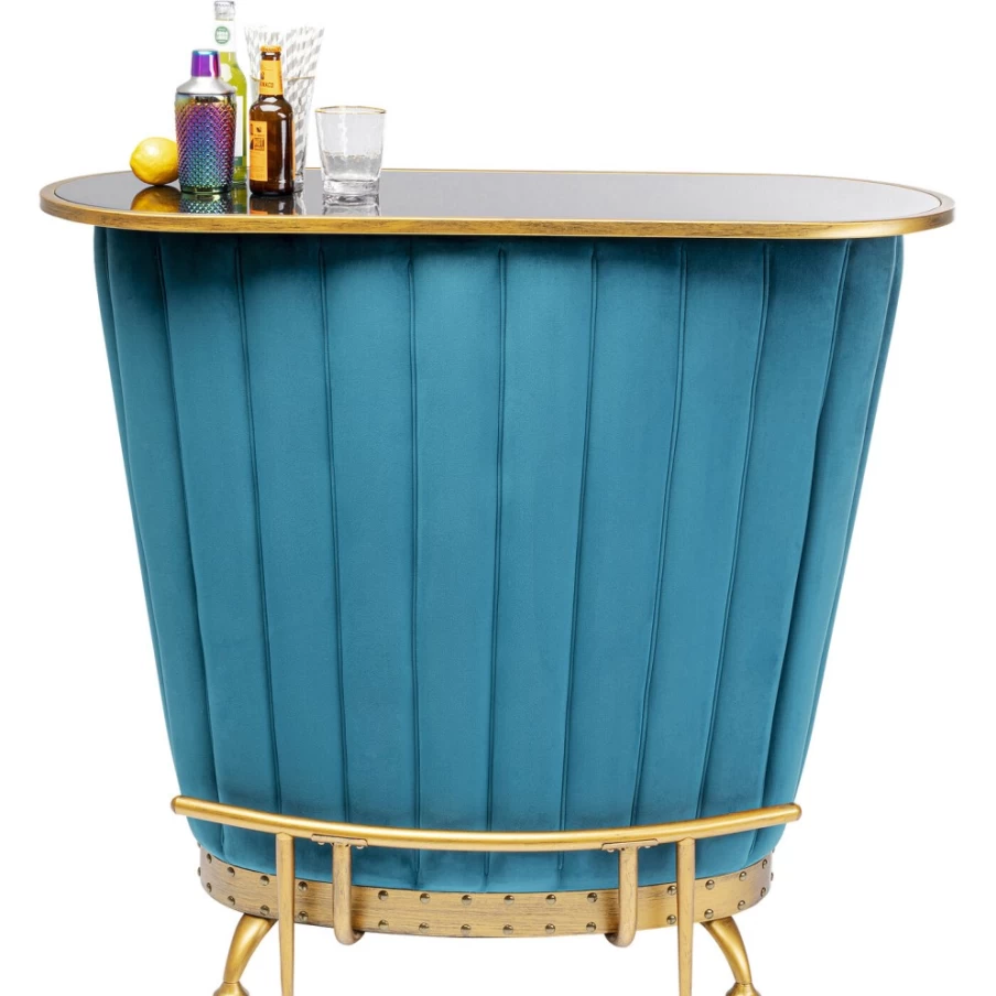KARE Design Bar After Work Gold - Modern Home Bar Cabinet for Stylish Entertaining