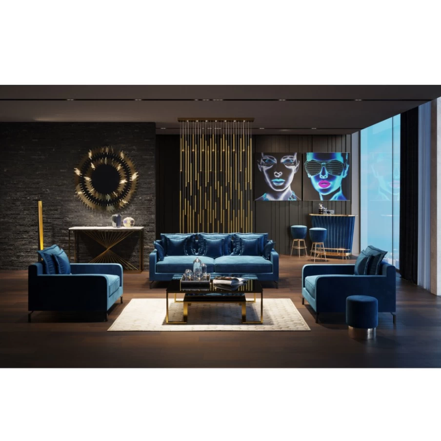 KARE Design Bar After Work Gold - Modern Home Bar Cabinet for Stylish Entertaining