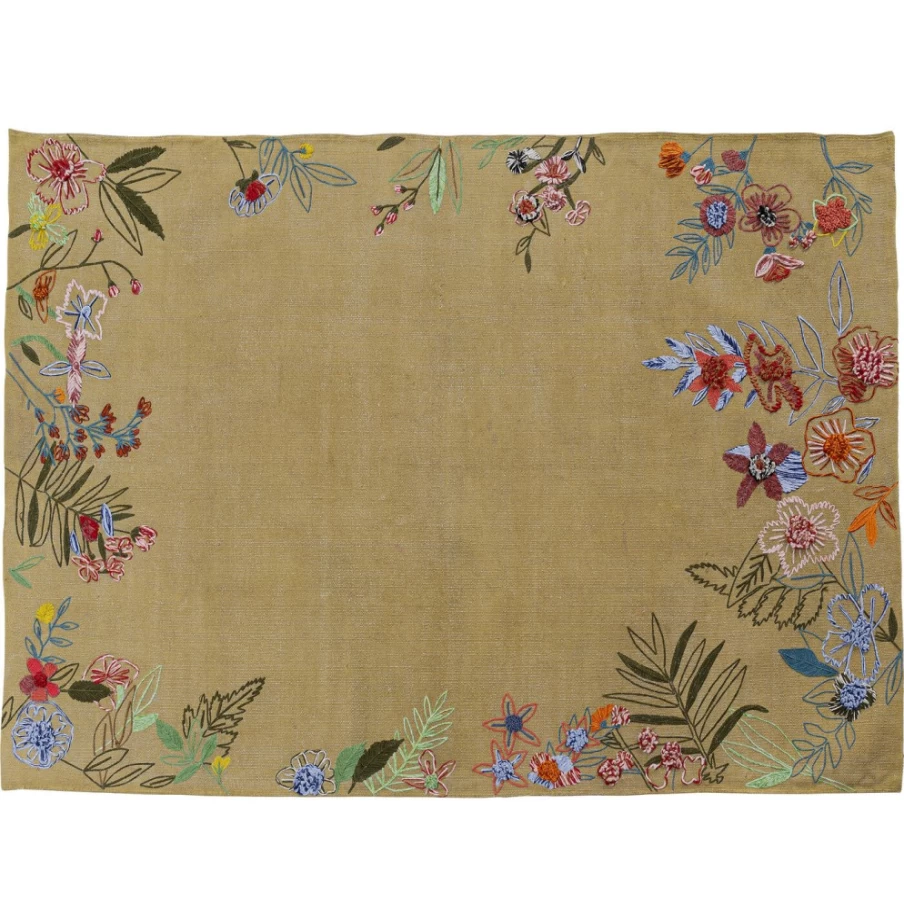 KARE Design Floral Carpet 120x180 cm - Handmade Modern Area Rug for Living Room