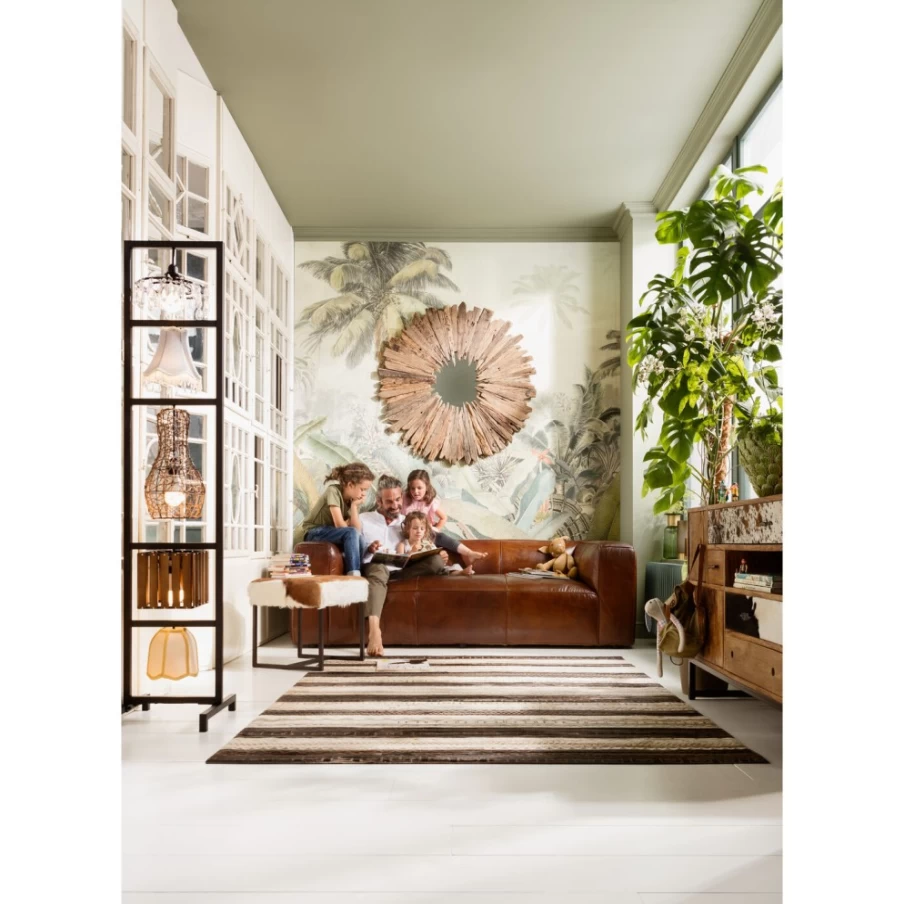 KARE Design Modern Round Wall Mirror Bastidon 120cm - Stylish Decorative Mirror for Home Decor